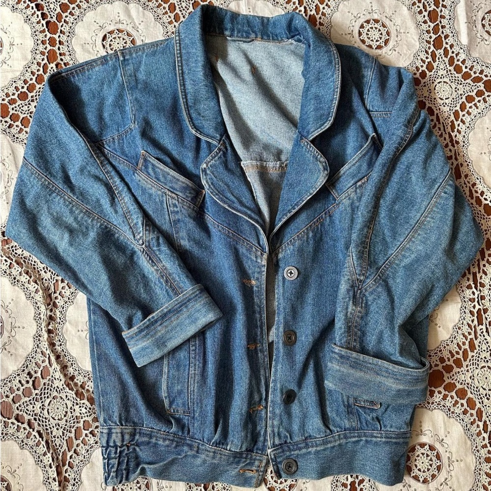 Vintage denim coat/ blazer